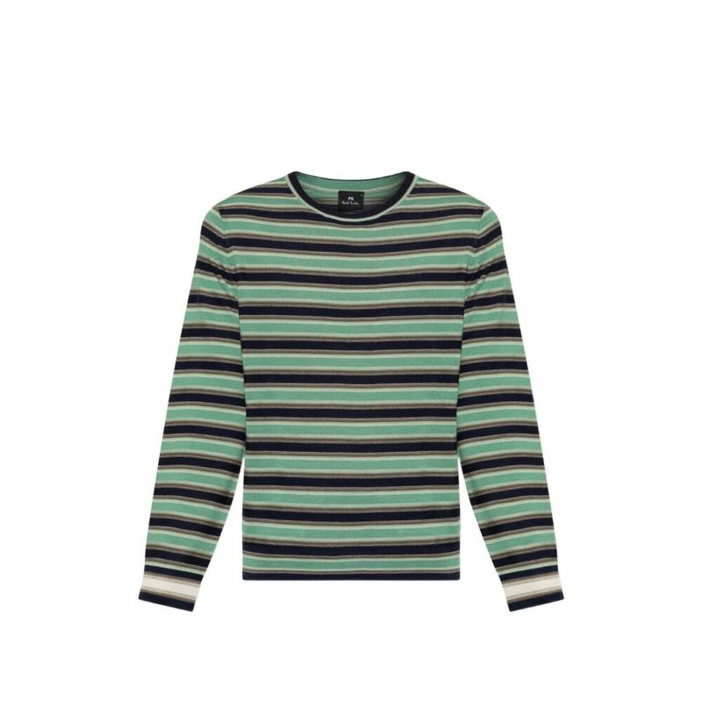 Ps Paul Smith Men Wool Striped Crewneck Sweater